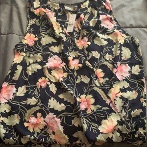NWT New York and Company Floral Tank